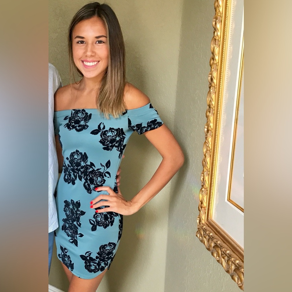 Off the shoulder dress